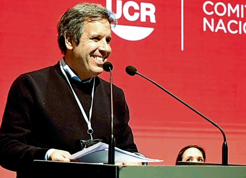 Gastón Manes, titular de la Convención Nacional de la UCR.