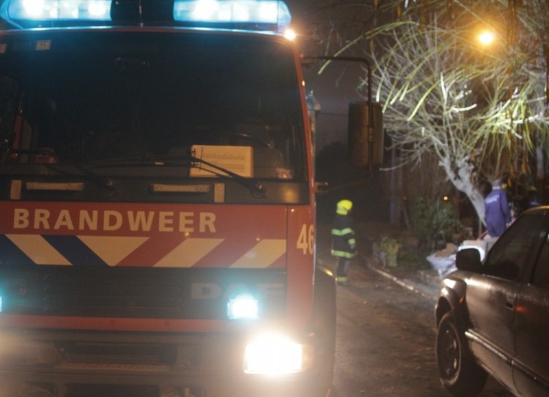 Rápida intervención de los bomberos.