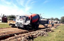 Comenzaron obras de cordón cuneta en Barrio Ciudad