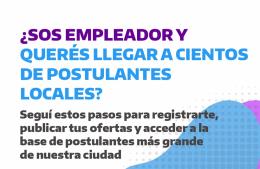 ¿Sos empleador y querés llegar a cientos de postulantes locales?