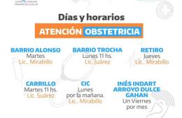 Atención odontológica y de obstetricia