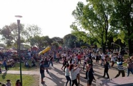 Gahan vivió un domingo a pura fiesta