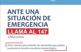 Alerta Amarilla para la ciudad