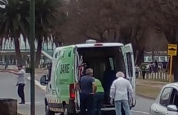 Joven herido al caerse de su moto en Avenida Costanera