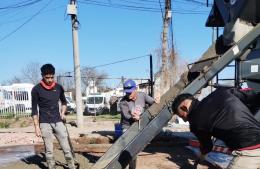 Trabajos de bacheo en diferentes puntos