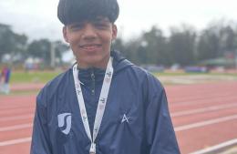 Bronce para Tiziano Barrios en los 80 metros llanos