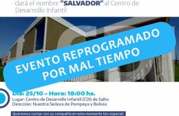 Reprograman evento en el CDI “Salvador”