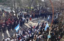 La ciudad celebró el Día de la Bandera