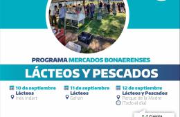 Mercados Bonaerenses llega a Salto: una semana de lácteos y pescados