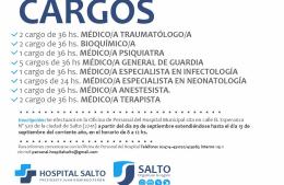 Concurso abierto para cargos en el Hospital Juan Domingo Perón