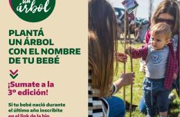 Últimos días para inscribirse en el programa “Un nacimiento, un árbol”